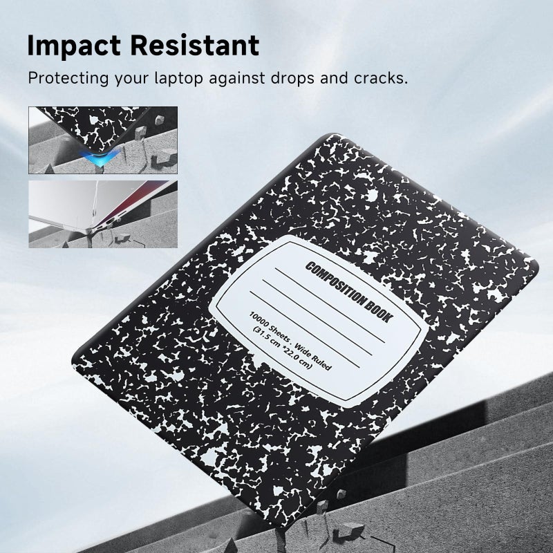 Funut Compatible with MacBook Air 13 inch Case 2022 2021 2020 2019 2018 Model A2337 M1 A2179 A1932 Plastic Hard Shell Case Protective Cover for MacBook Air 13 A2337 A2179 A1932 with Touch ID, Notebook - Image 5